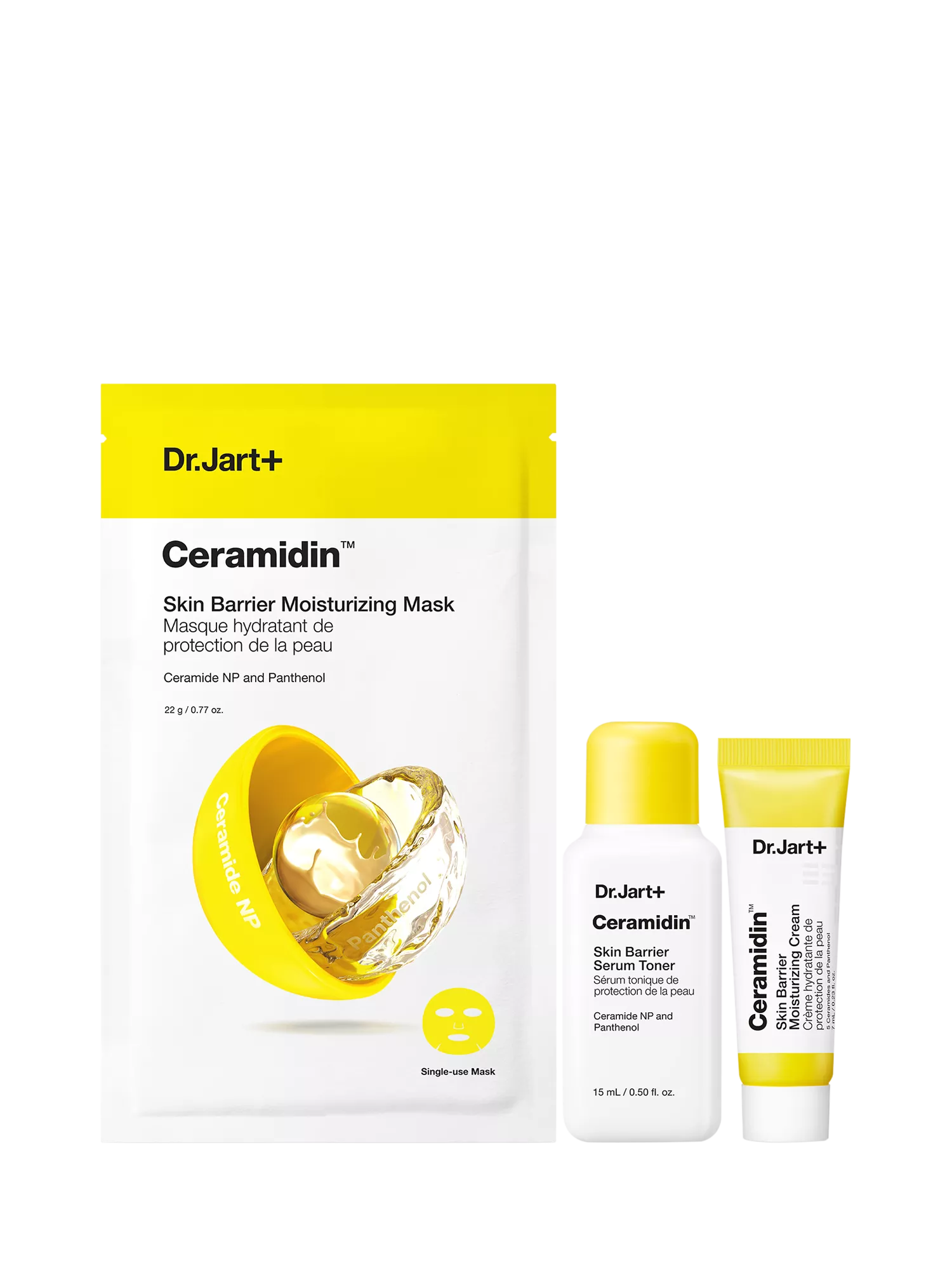 Dr.Jart+ Ceramidin travel skincare gift set - British product