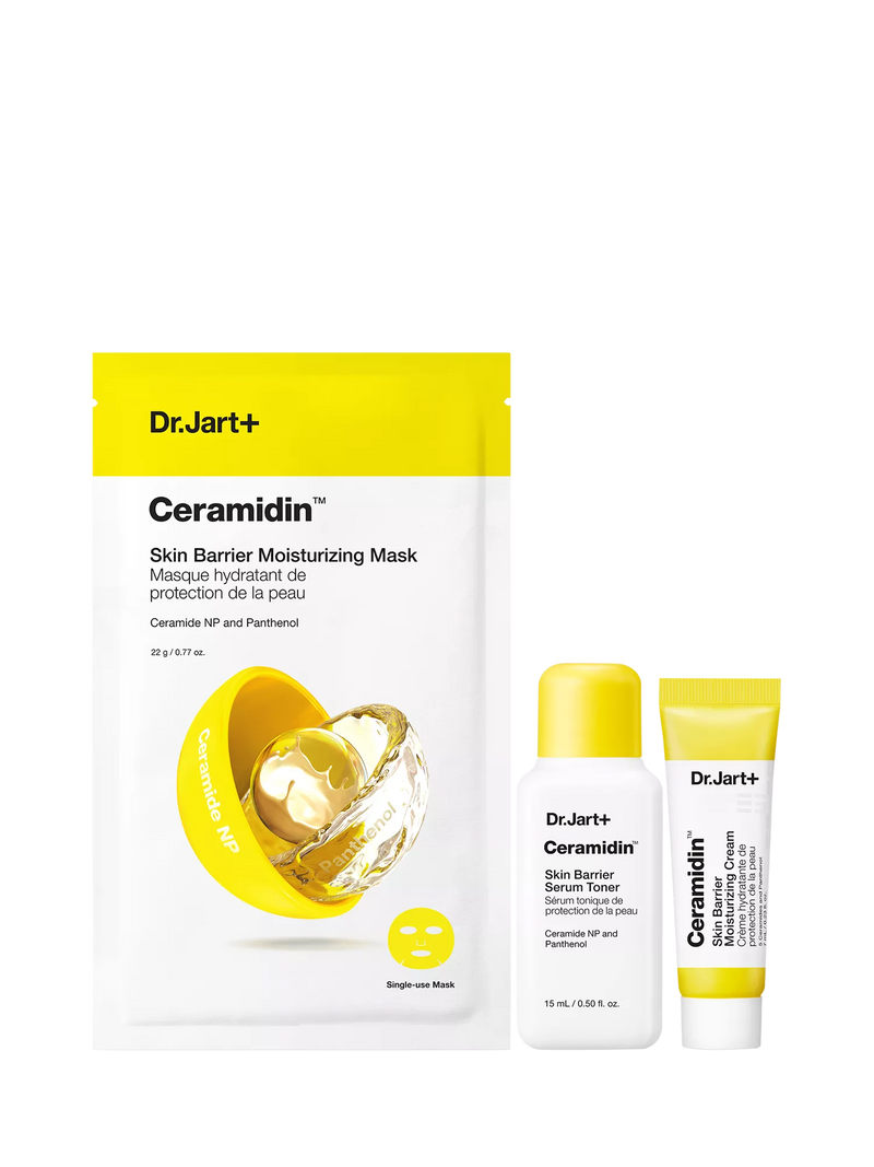 Dr.Jart+ Ceramidin travel skincare gift set - British product