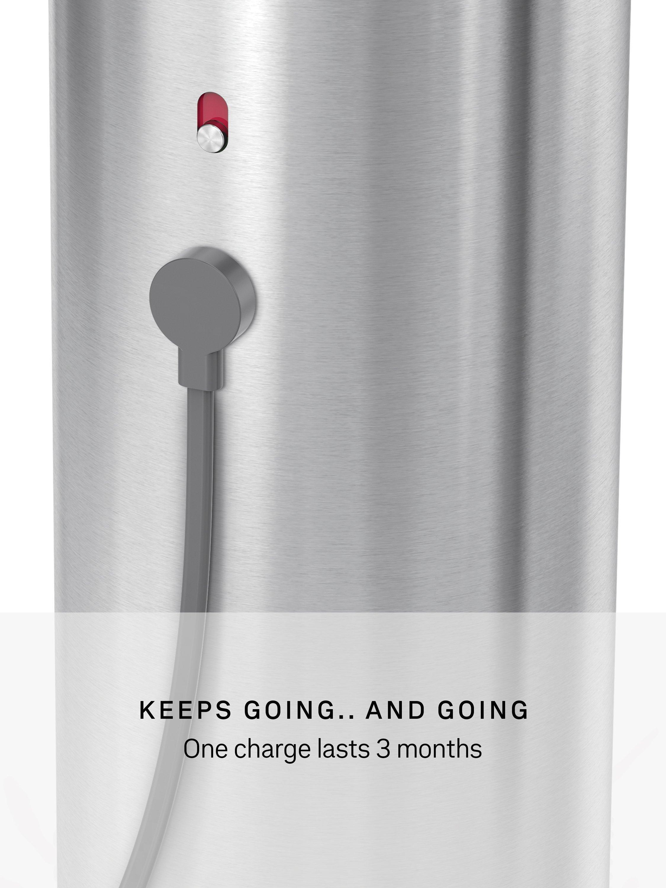 Simplehuman sensor soap dispenser stainless steel 266ml, UK version