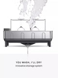 Simplehuman stainless steel dish rack, UK version