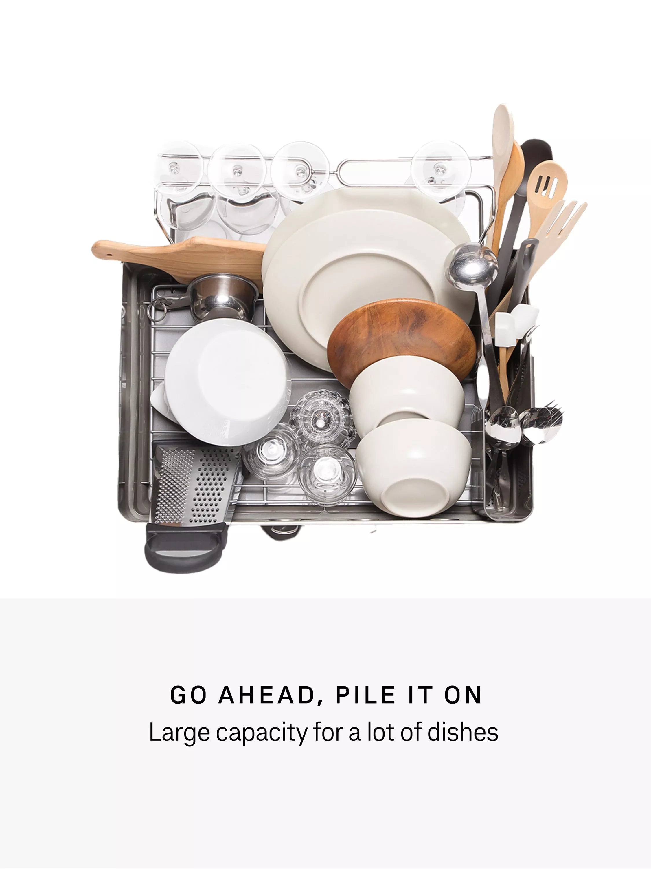 Simplehuman stainless steel dish rack, UK version