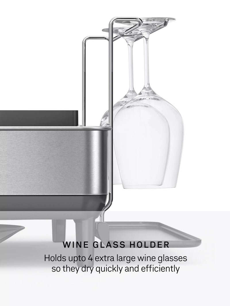 Simplehuman stainless steel dish rack, UK version