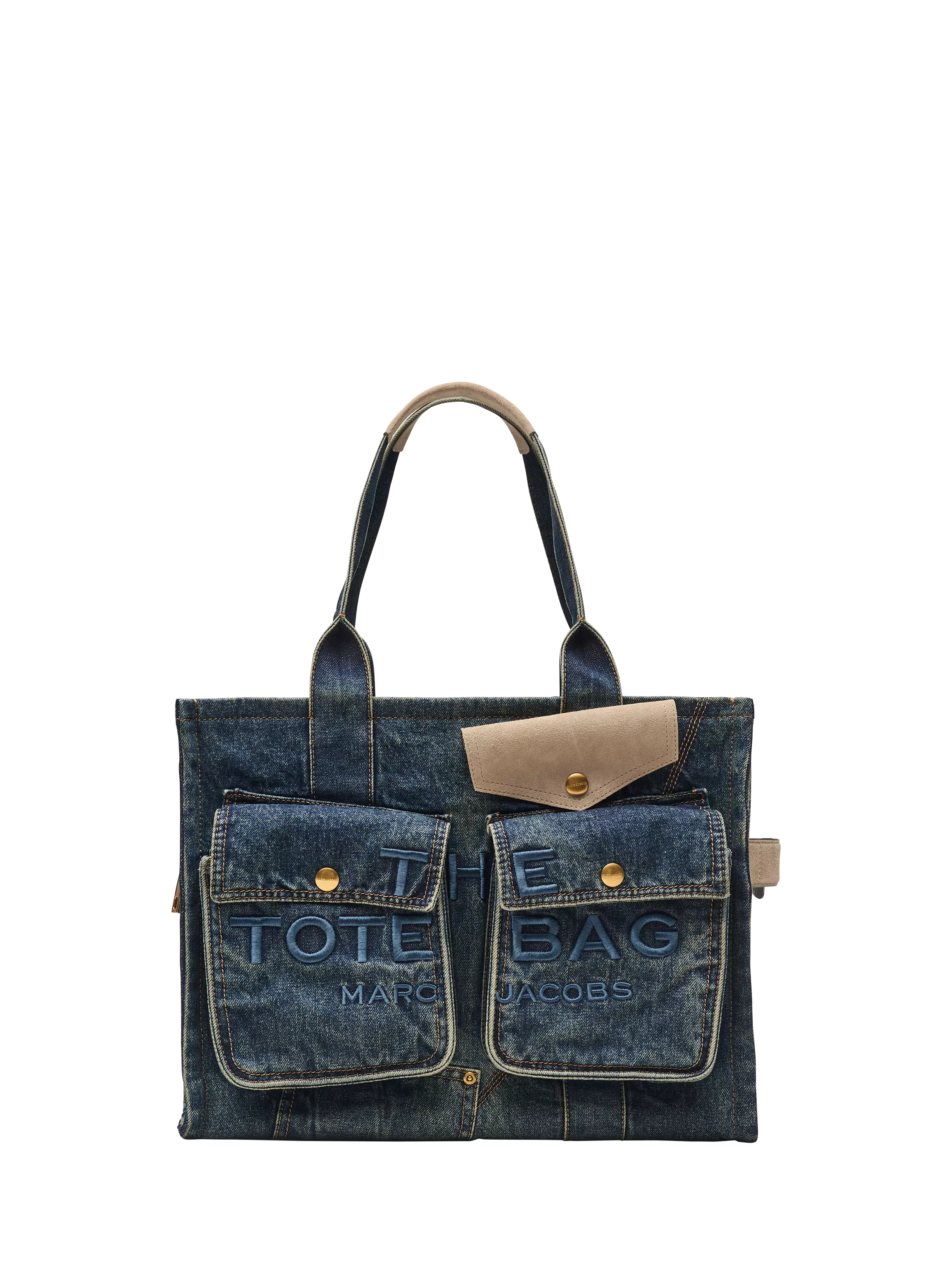Marc Jacobs large tote bag dark wash indigo, UK version