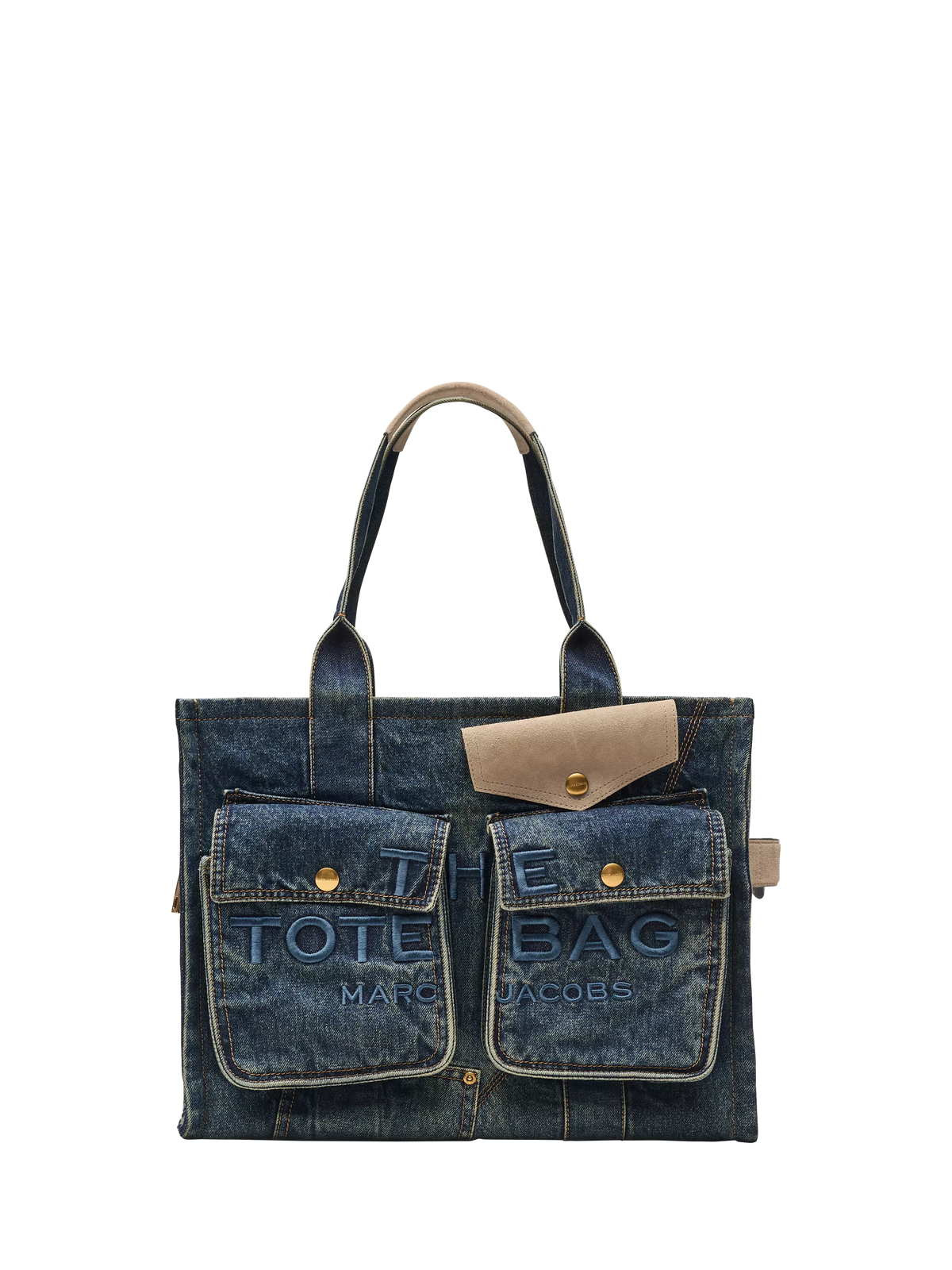 Marc Jacobs large tote bag dark wash indigo, UK version
