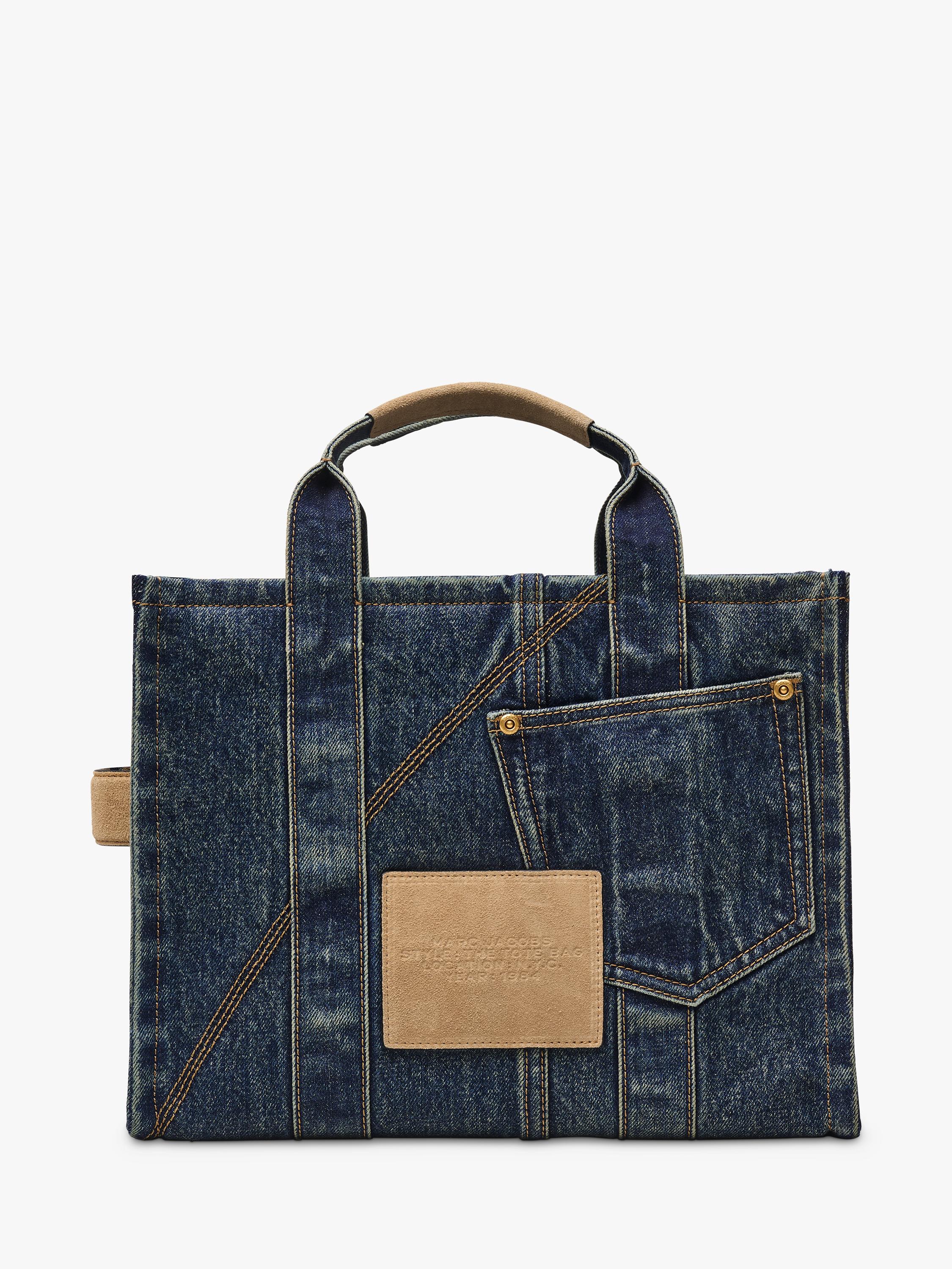 Marc Jacobs denim tote bag dark wash indigo (British brand)