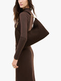 NAGHEDI woven half moon shoulder bag, imported from the UK