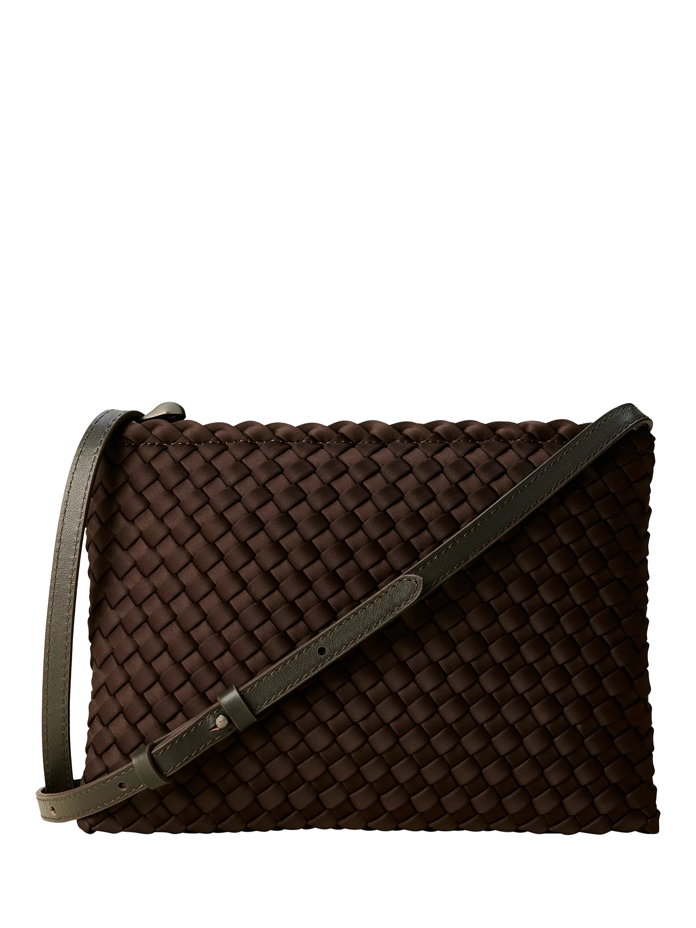 NAGHEDI Soho Woven Envelope Crossbody Bag, imported from the UK