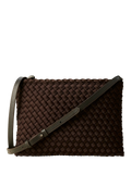 NAGHEDI Soho Woven Envelope Crossbody Bag, imported from the UK