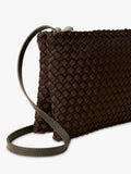 NAGHEDI Soho Woven Envelope Crossbody Bag, imported from the UK