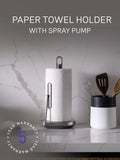 Simplehuman kitchen roll holder with spray pump - British product