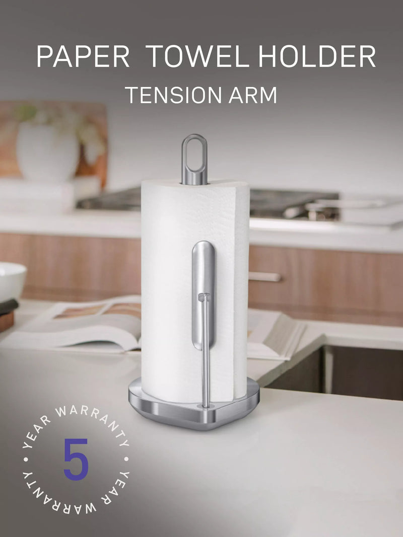 Simplehuman kitchen roll holder brushed steel, UK version