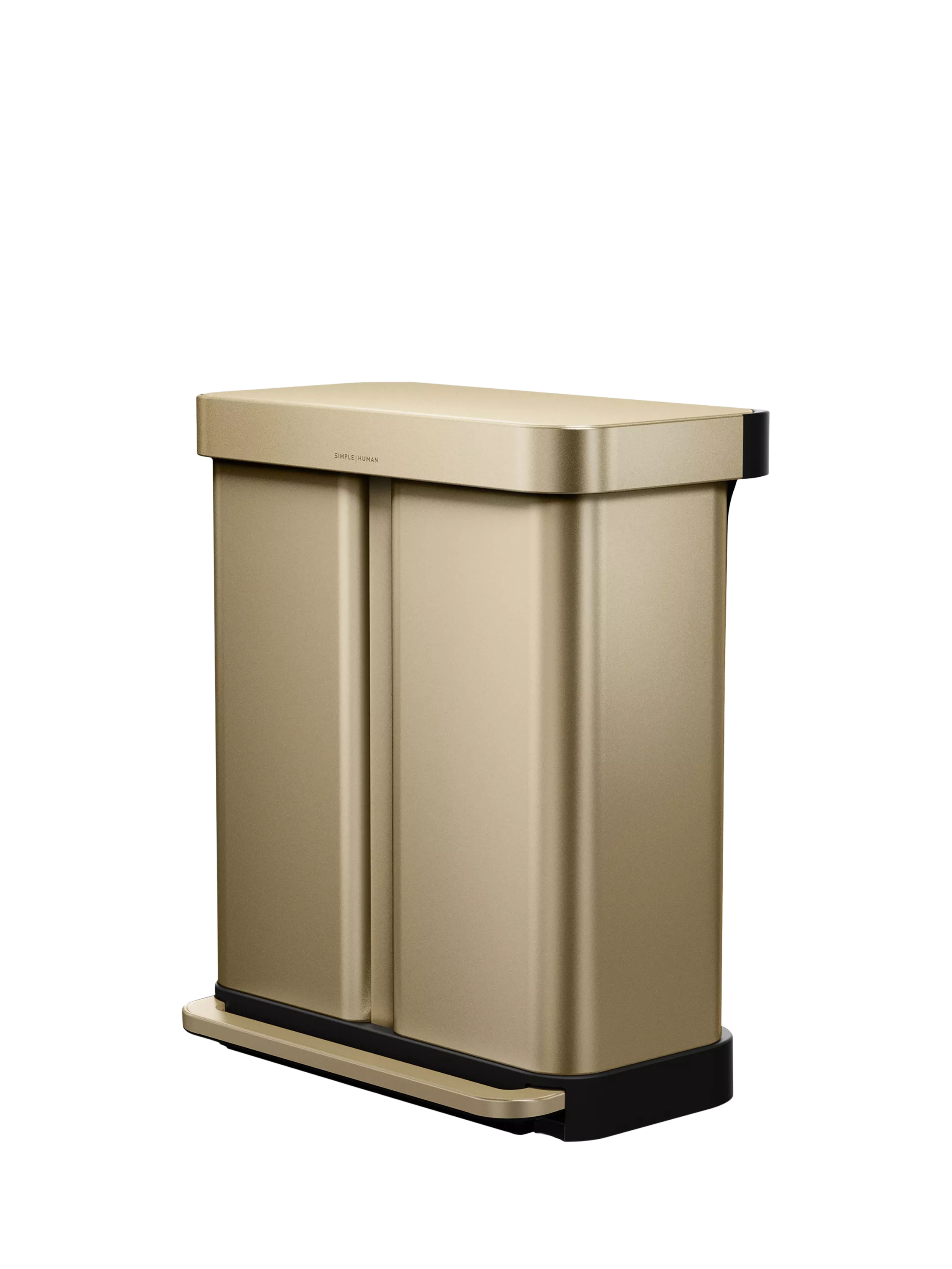 Simplehuman gold pedal bin 58L - British product