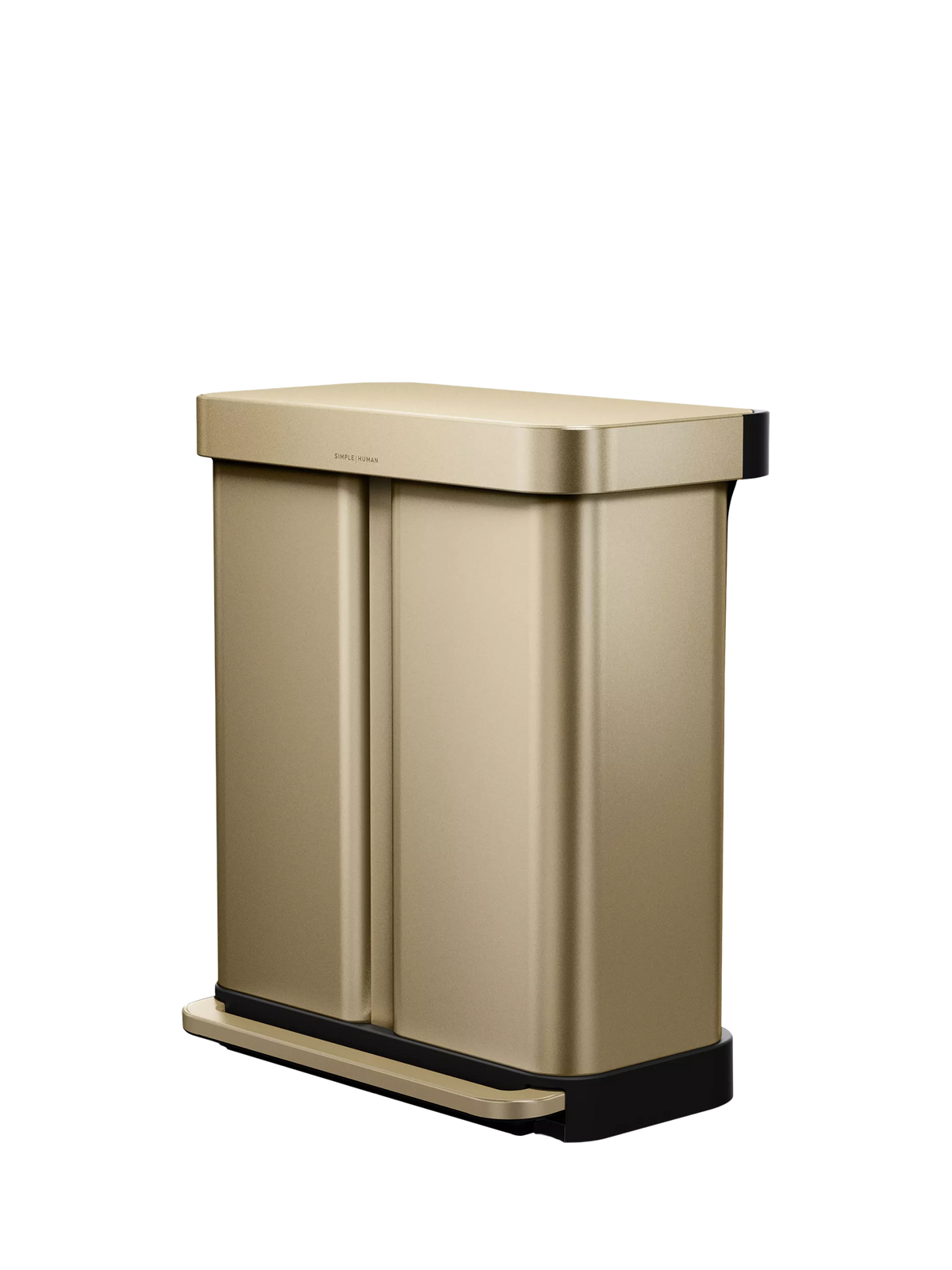 Simplehuman gold pedal bin 58L - British product