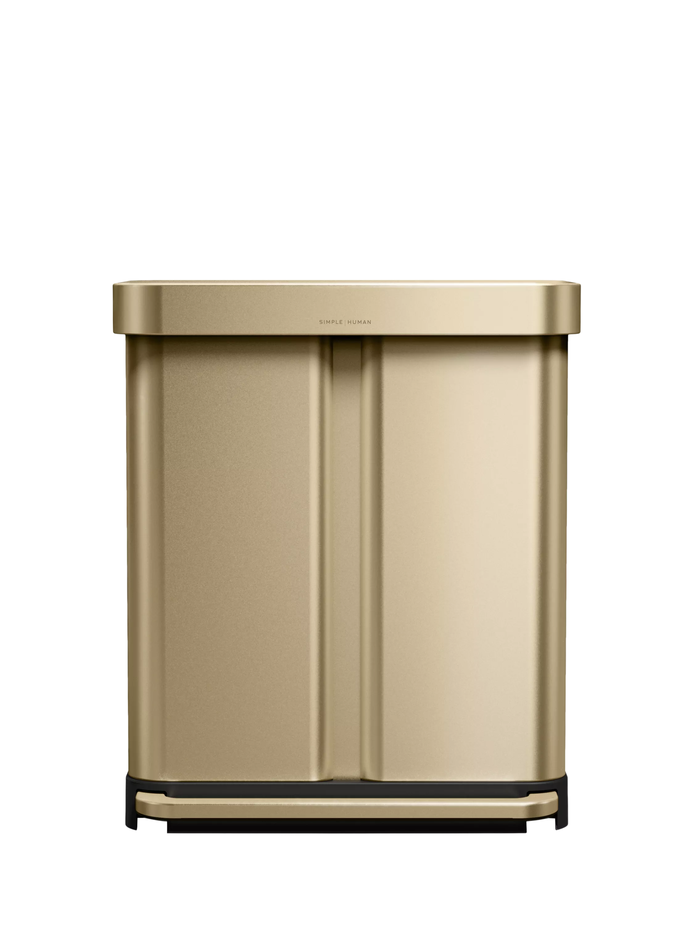 Simplehuman gold pedal bin 58L - British product