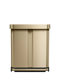 Simplehuman gold pedal bin 58L - British product