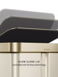 Simplehuman gold pedal bin 58L - British product