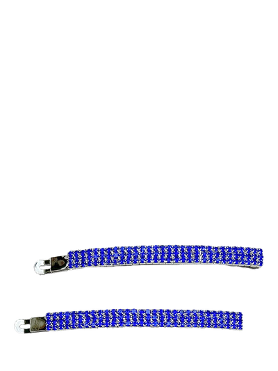 John Lewis QueenMee Embellished Hair Slides, Set of 2, Blue- Buy online at McGrocer
