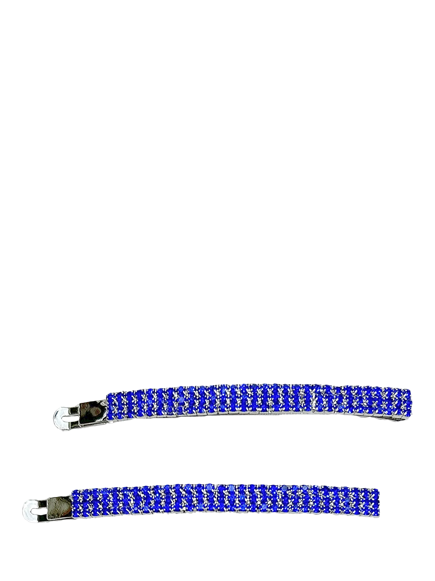 QueenMee hair slides set of 2 blue, UK version