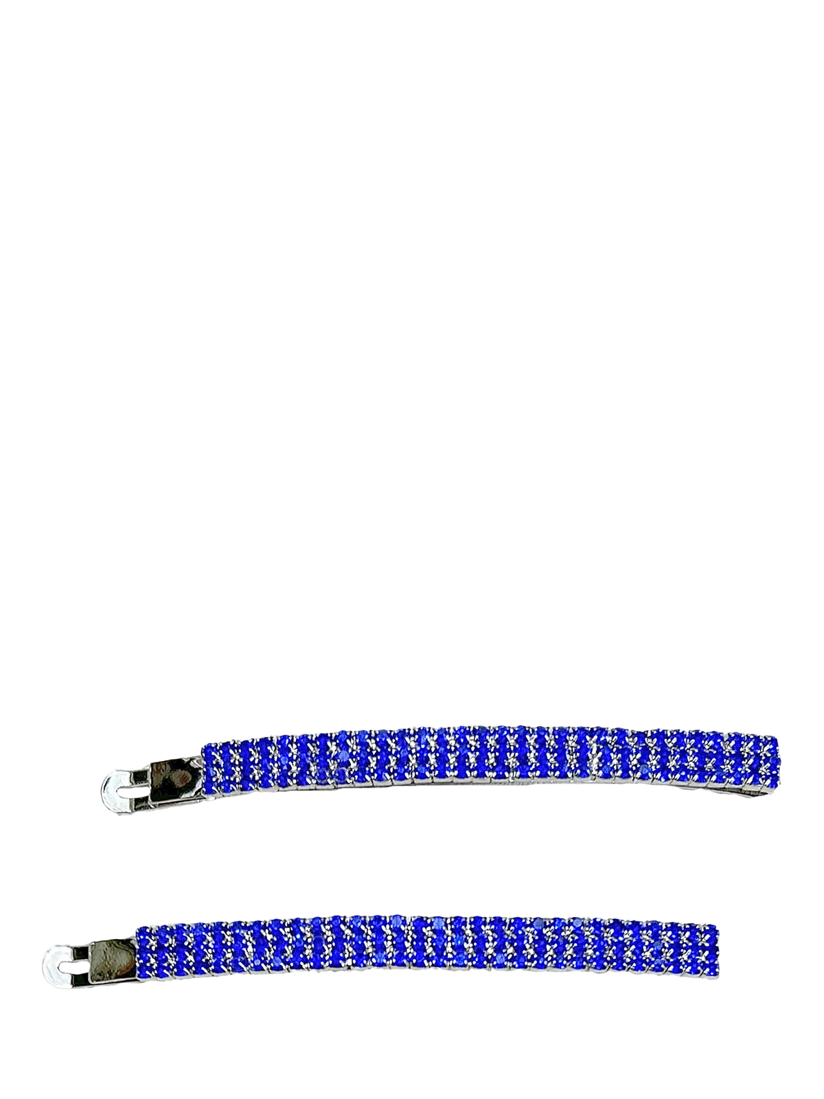 QueenMee hair slides set of 2 blue, UK version