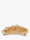 QueenMee embellished butterfly hair clip crystal gold, UK version
