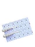 QueenMee pearl hair slides with graduated pearls - British product