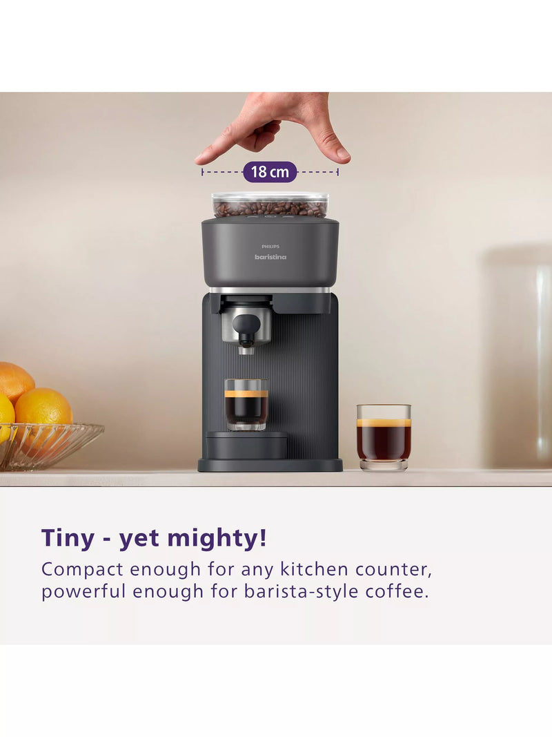 Philips Baristina automatic bean to cup coffee machine black - British product