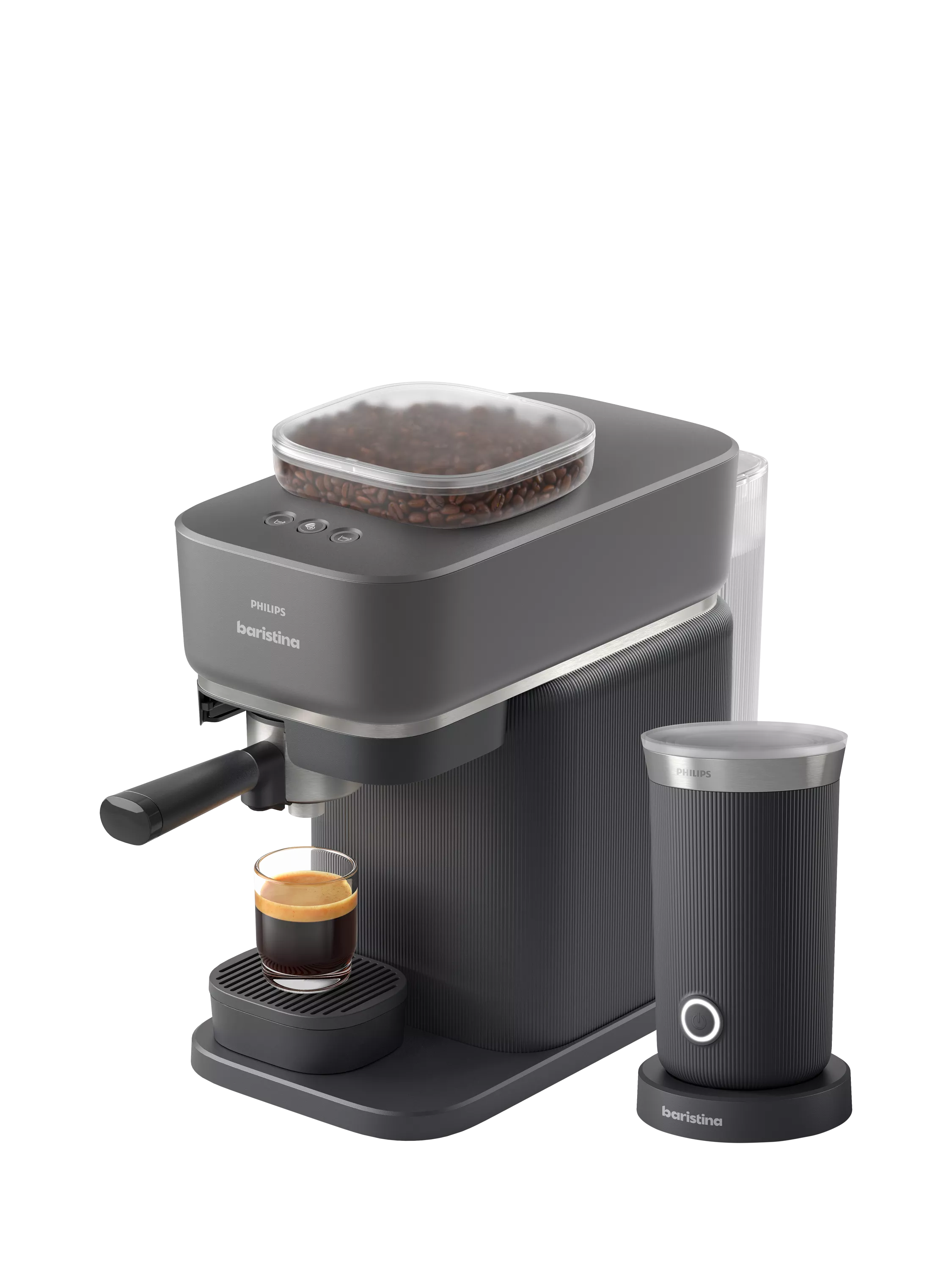 Philips Baristina bean to cup coffee machine and frother - British product