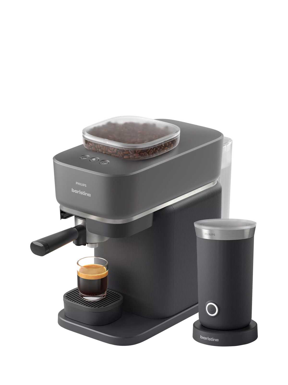 Philips Baristina bean to cup coffee machine and frother - British product