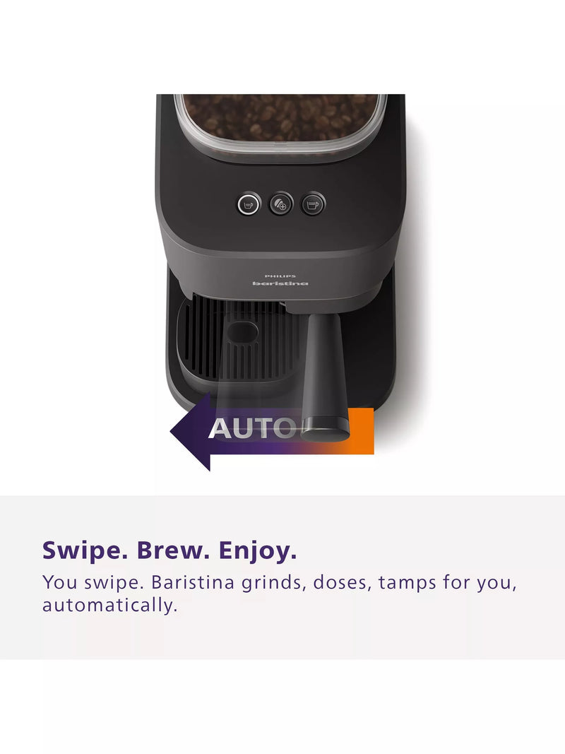 Philips Baristina bean to cup coffee machine and frother - British product