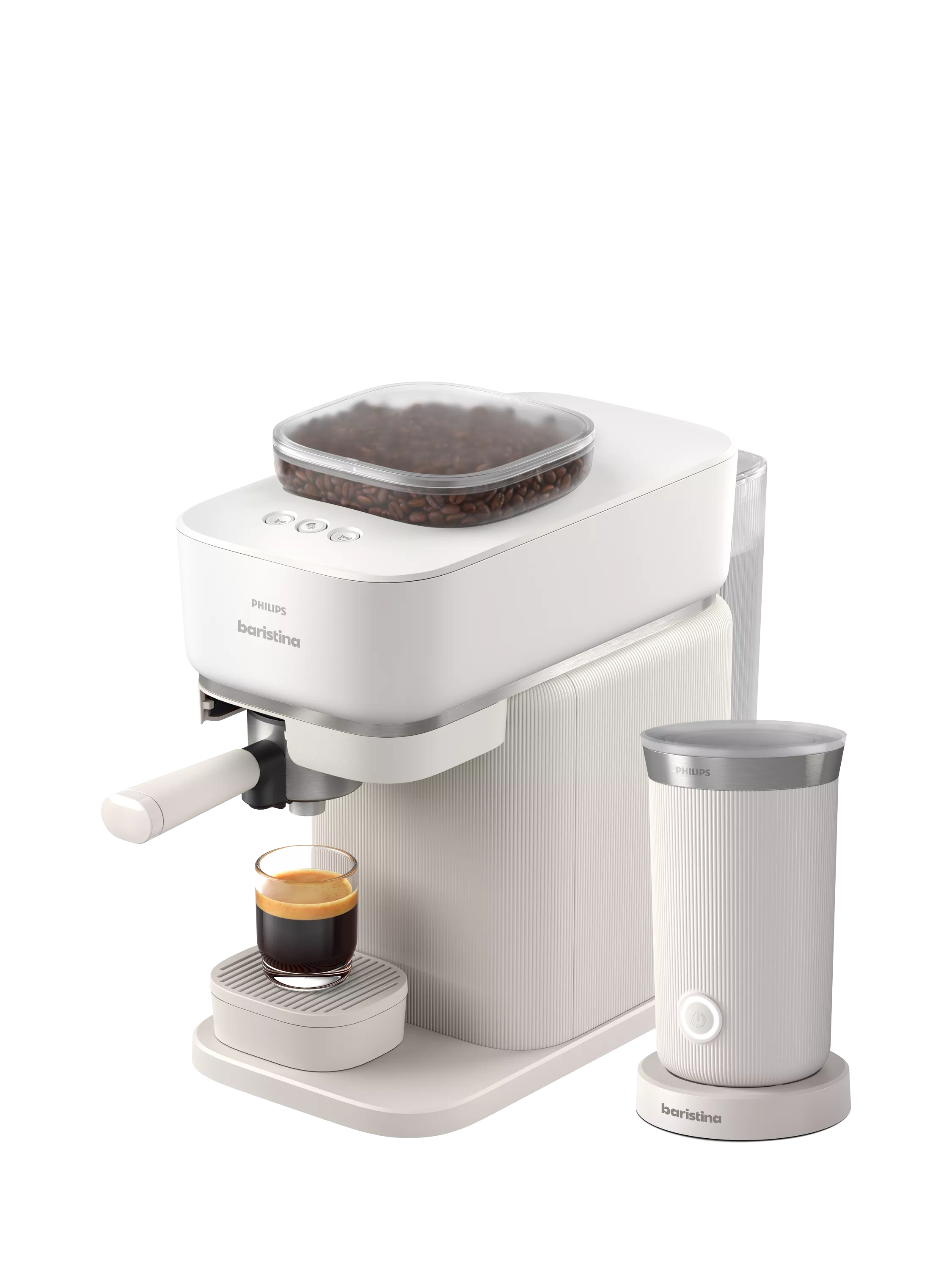 Philips Baristina bean to cup coffee machine white (British brand)