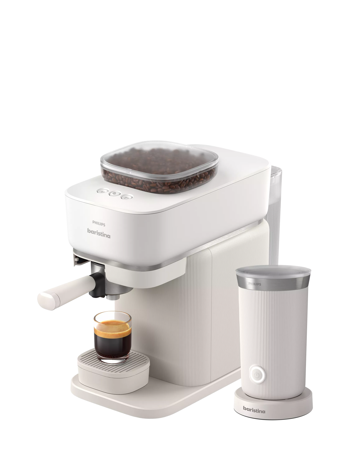 Philips Baristina bean to cup coffee machine white (British brand)