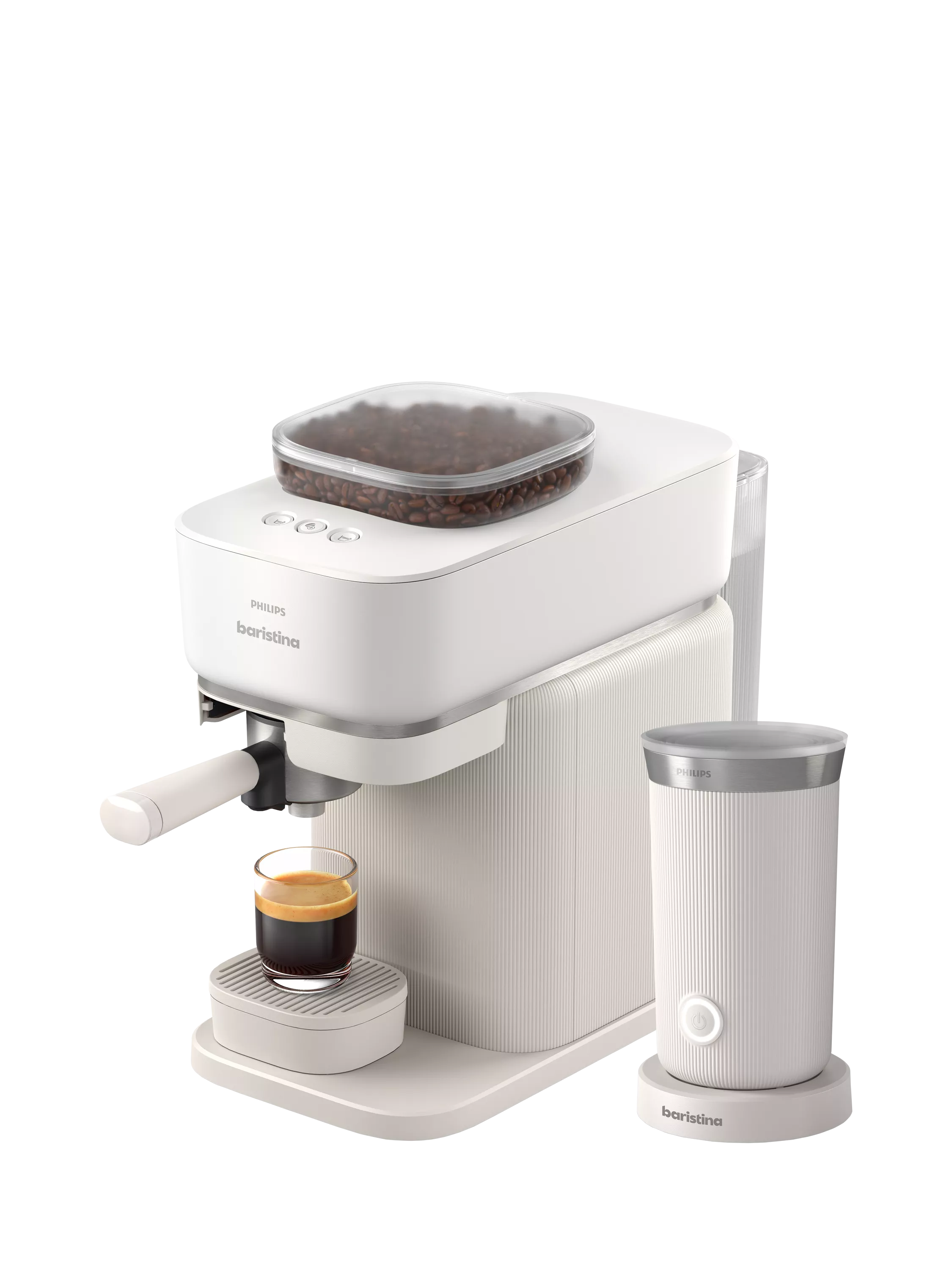 Philips Baristina bean to cup coffee machine white (British brand)