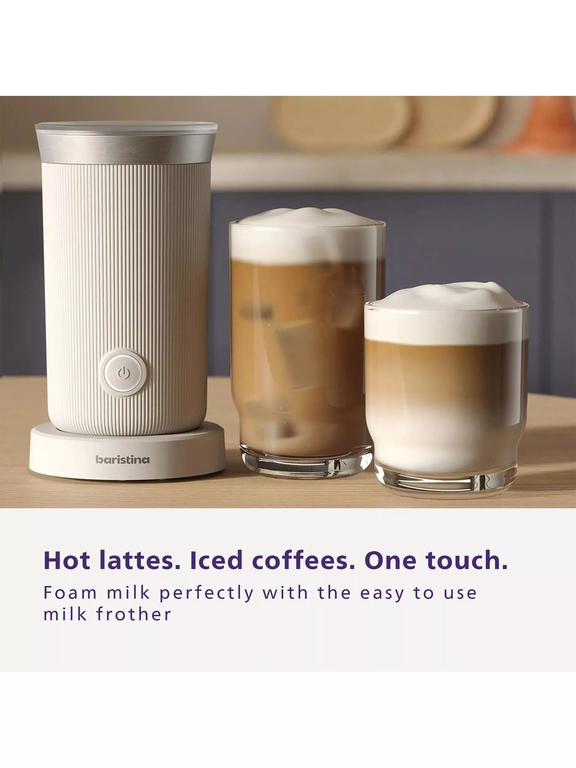 Philips Baristina bean to cup coffee machine white (British brand)