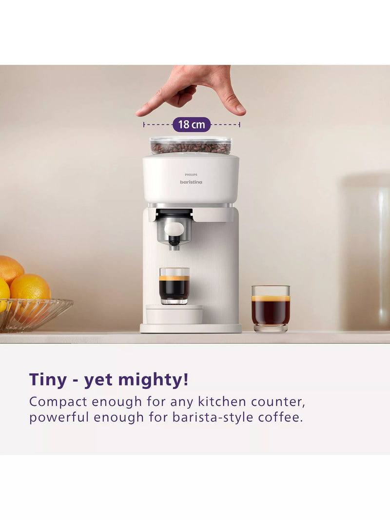 Philips Baristina bean to cup coffee machine white (British brand)