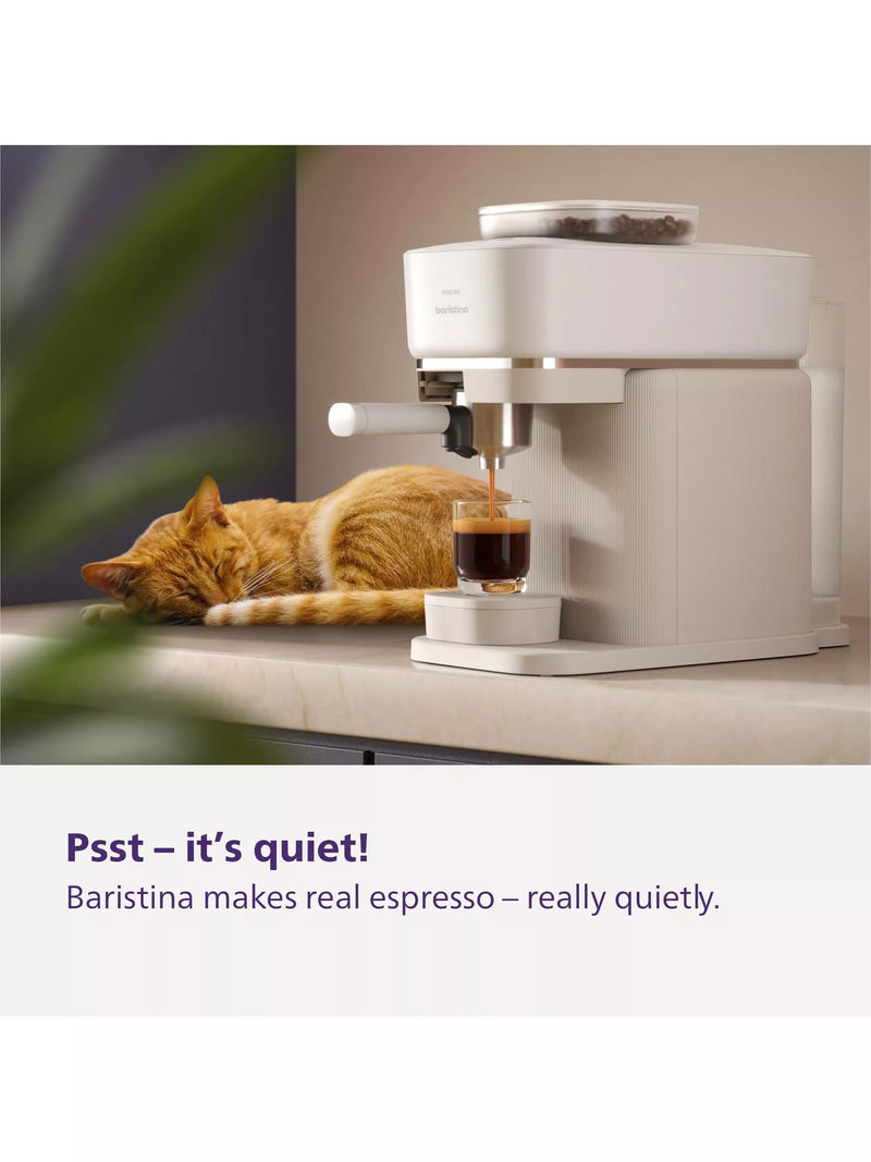 Philips Baristina bean to cup coffee machine white (British brand)