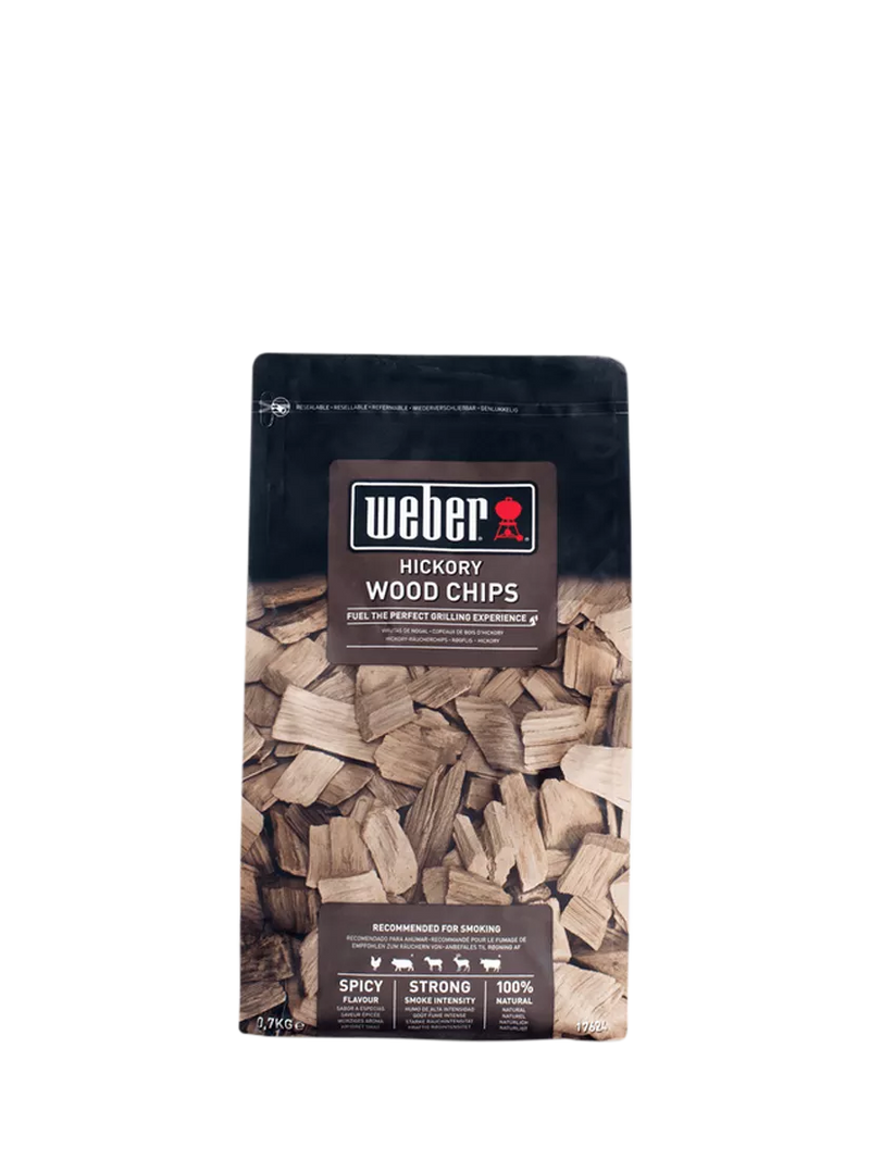 Weber hickory wood chips 700g - British product