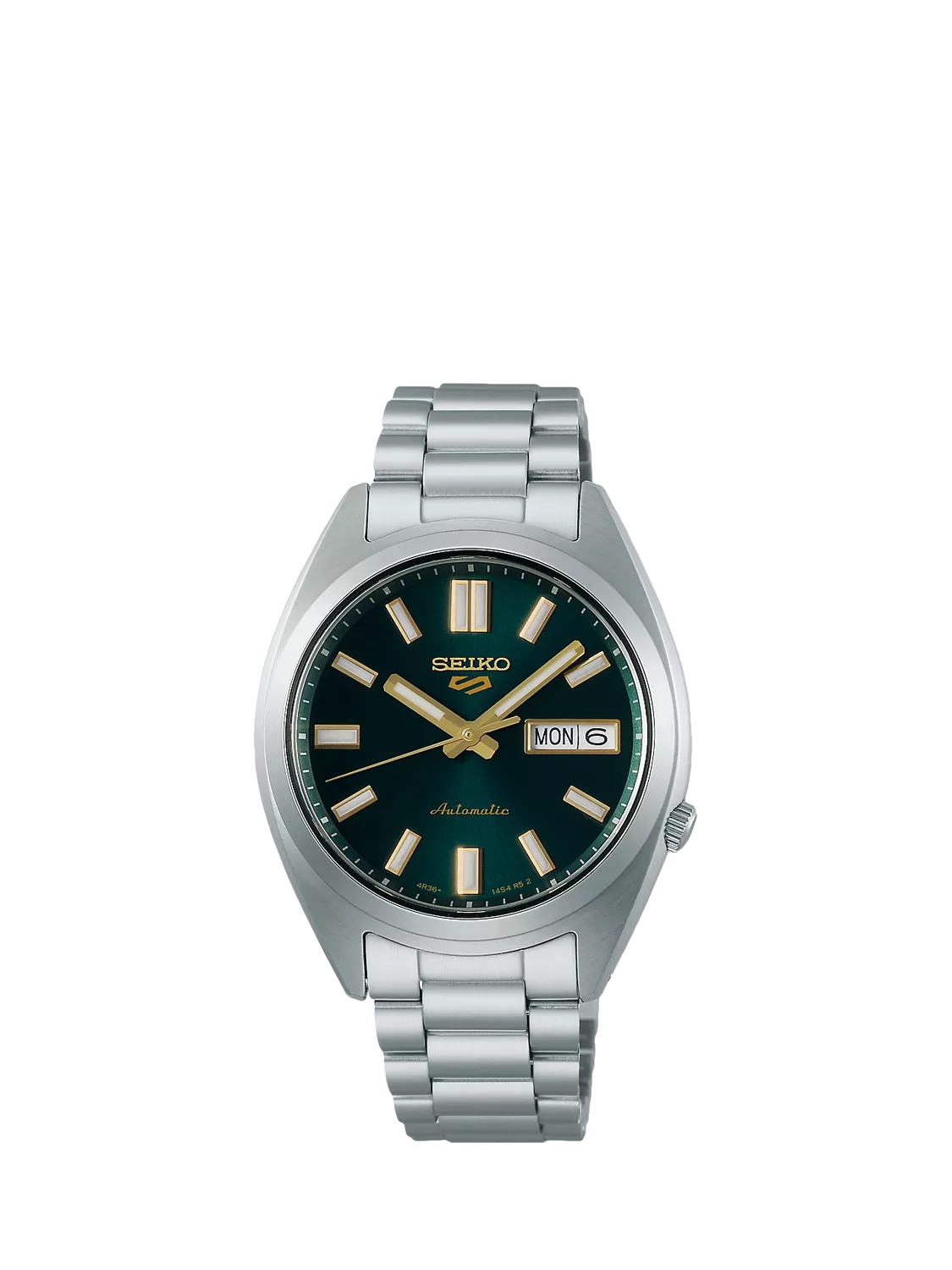 Seiko SRPL57K1 Unisex SNXS 5 Sports Bracelet Strap Watch, Green Tie