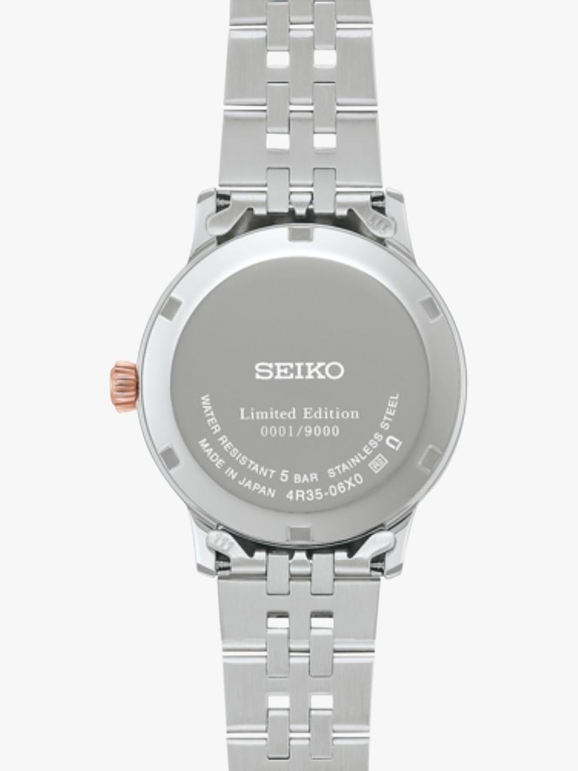 Seiko Presage SRPM06J1 automatic watch sakura pink dial, imported from the UK