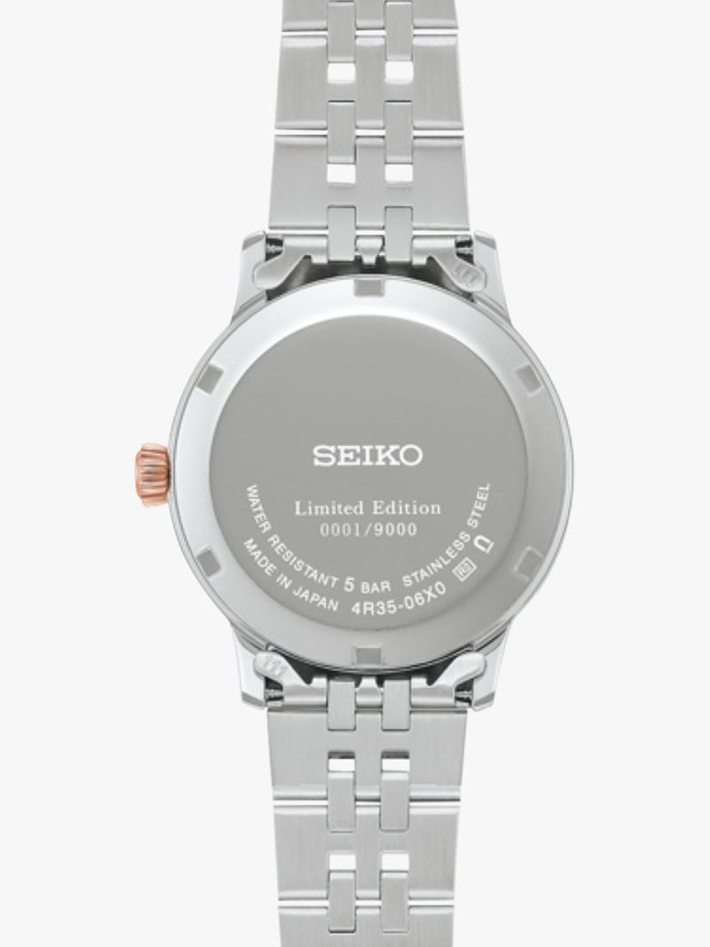 Seiko Presage SRPM06J1 automatic watch sakura pink dial, imported from the UK