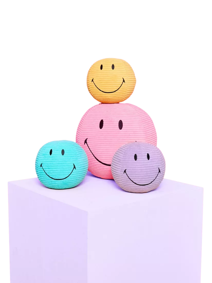 Bon Ton Toys smiley face plush purple 13cm - British product
