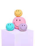 Bon Ton Toys smiley face plush purple 13cm - British product