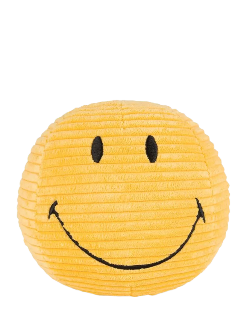 Bon Ton Toys smiley face plush yellow 13cm soft toy, UK version