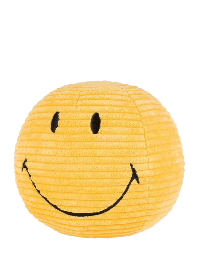 Bon Ton Toys smiley face plush yellow 13cm soft toy, UK version