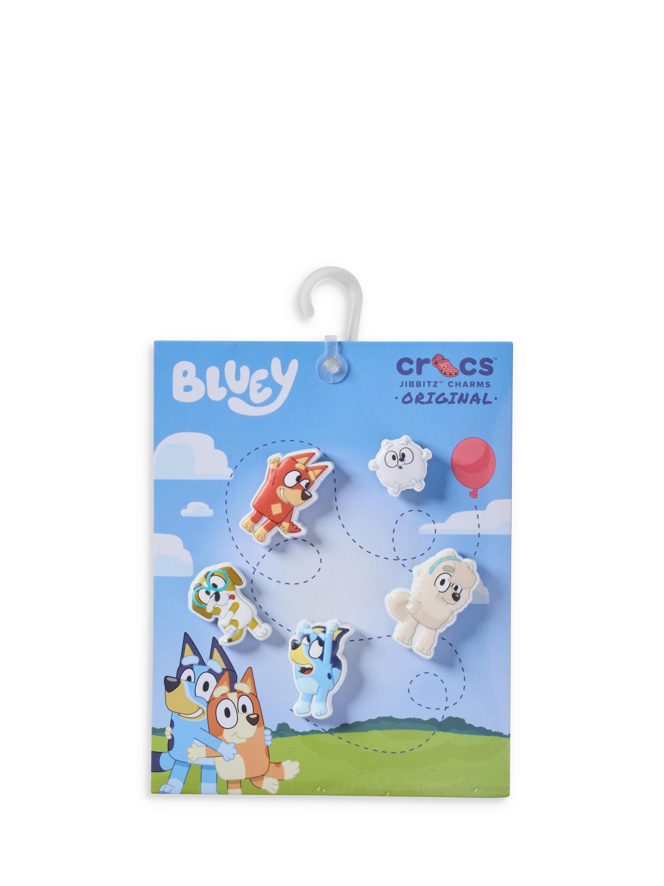 Crocs kids' Jibbitz charms Bluey 5-pack, UK version