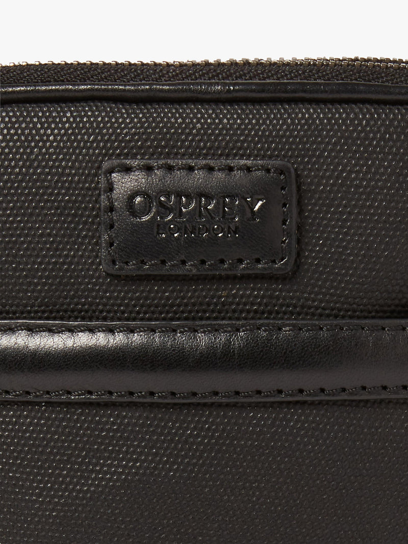 Osprey London Grantham phone bag crossbody waxed canvas 19x12x4cm, UK version
