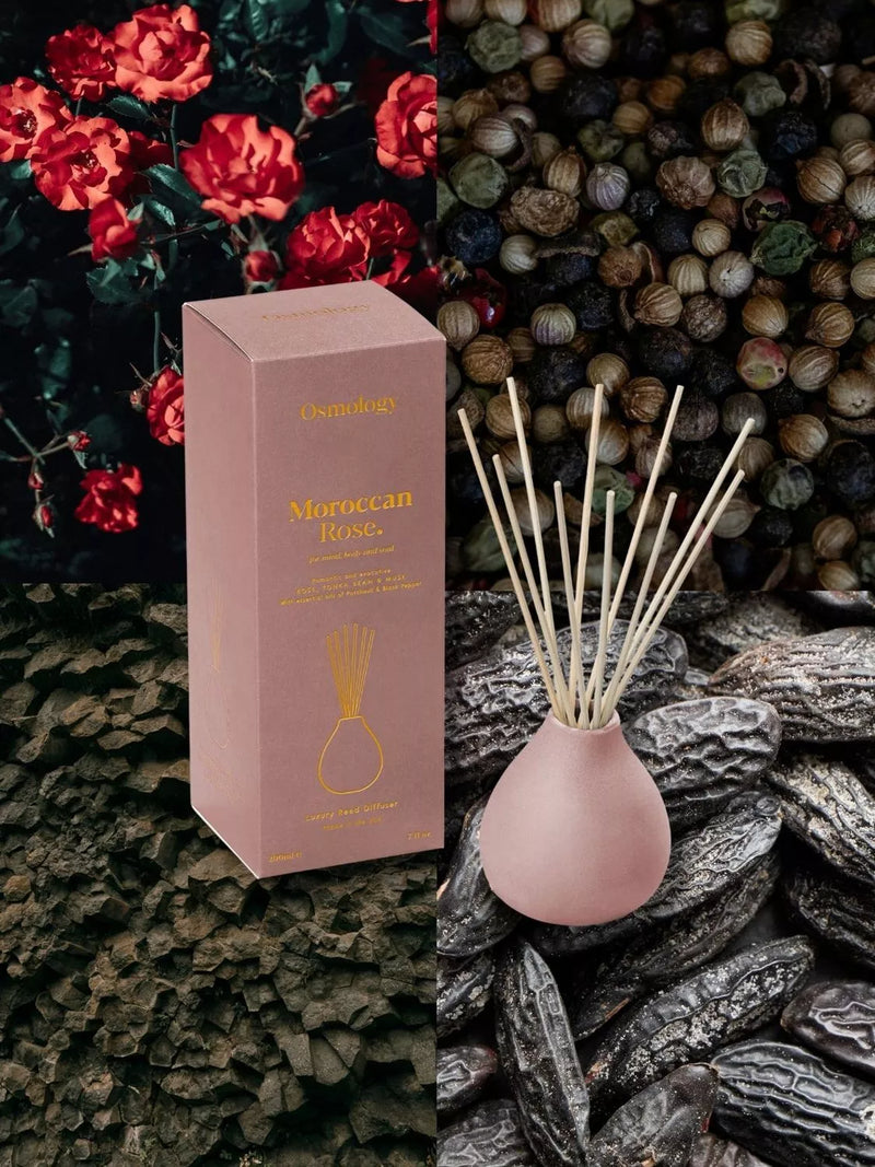 Osmology by Aery Moroccan Rose reed diffuser 200ml, UK version