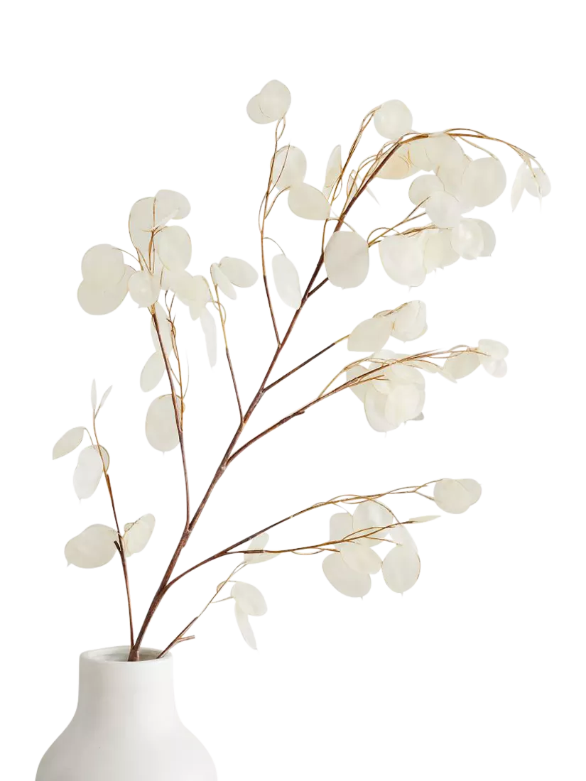 West Elm faux lunaria branch artificial flower UK version