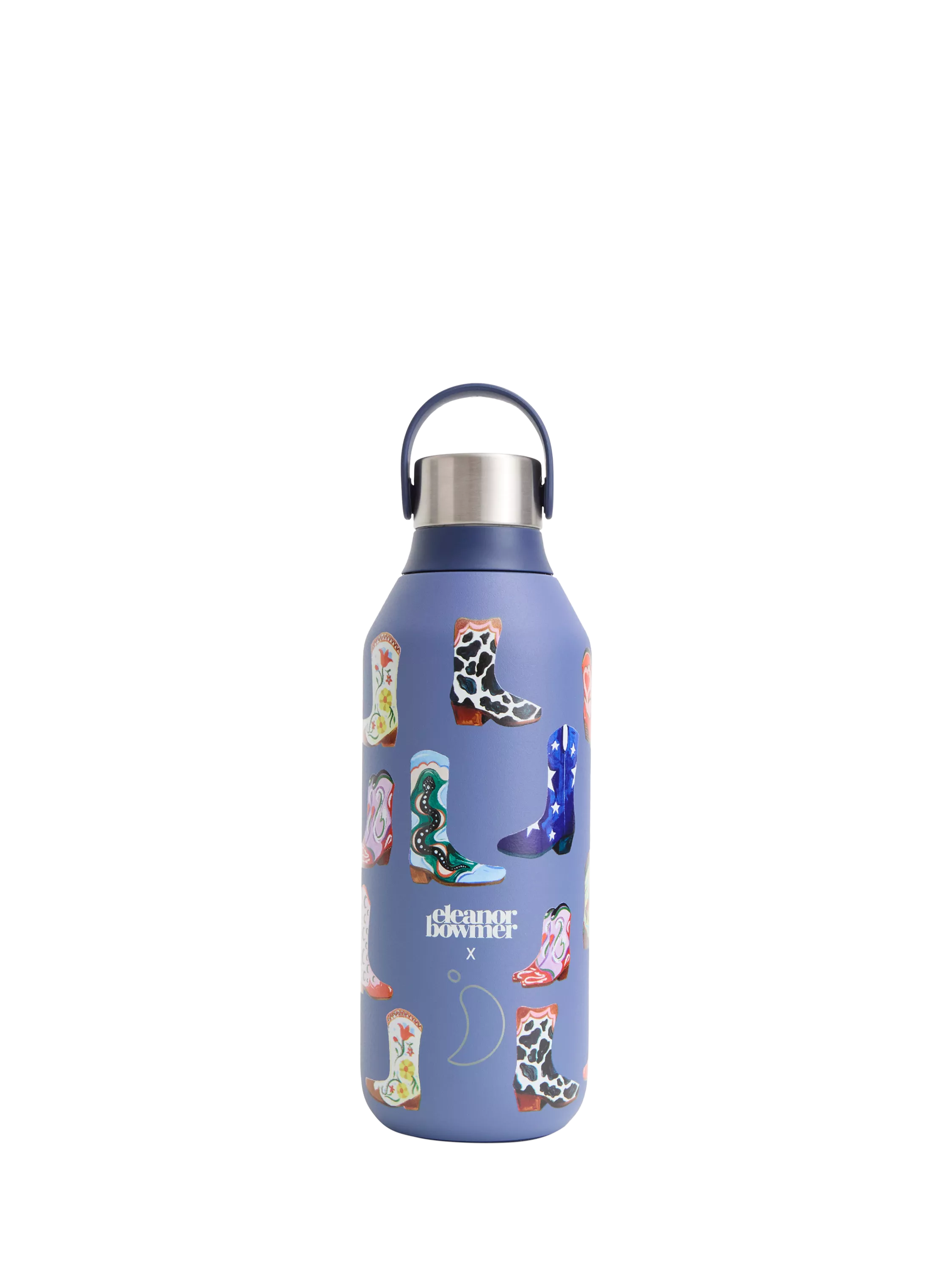 Chilly's drinks bottle Cowboy Boots design 500ml, UK version