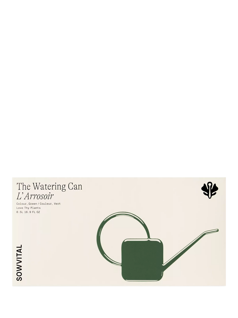 Sowvital Watering Can Green 500ml, UK version