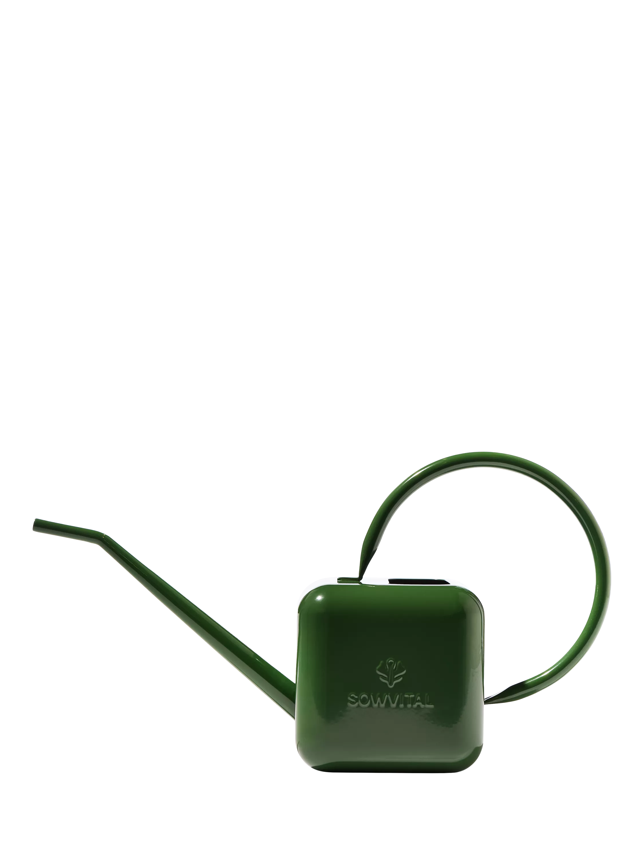 Sowvital watering can Love Thy Plants 1.25L green - British product